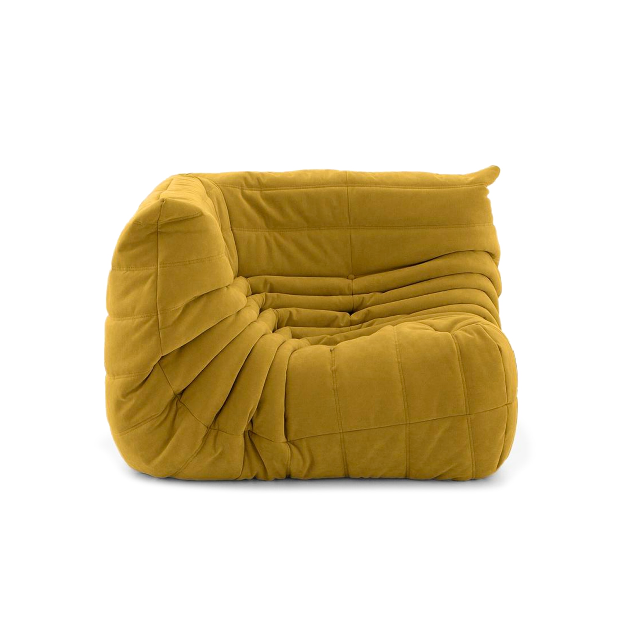 Ligne Roset Togo Corner Seat: Alcantara Curry Ligne Roset Togo Corner Seat: Alcantara Curry