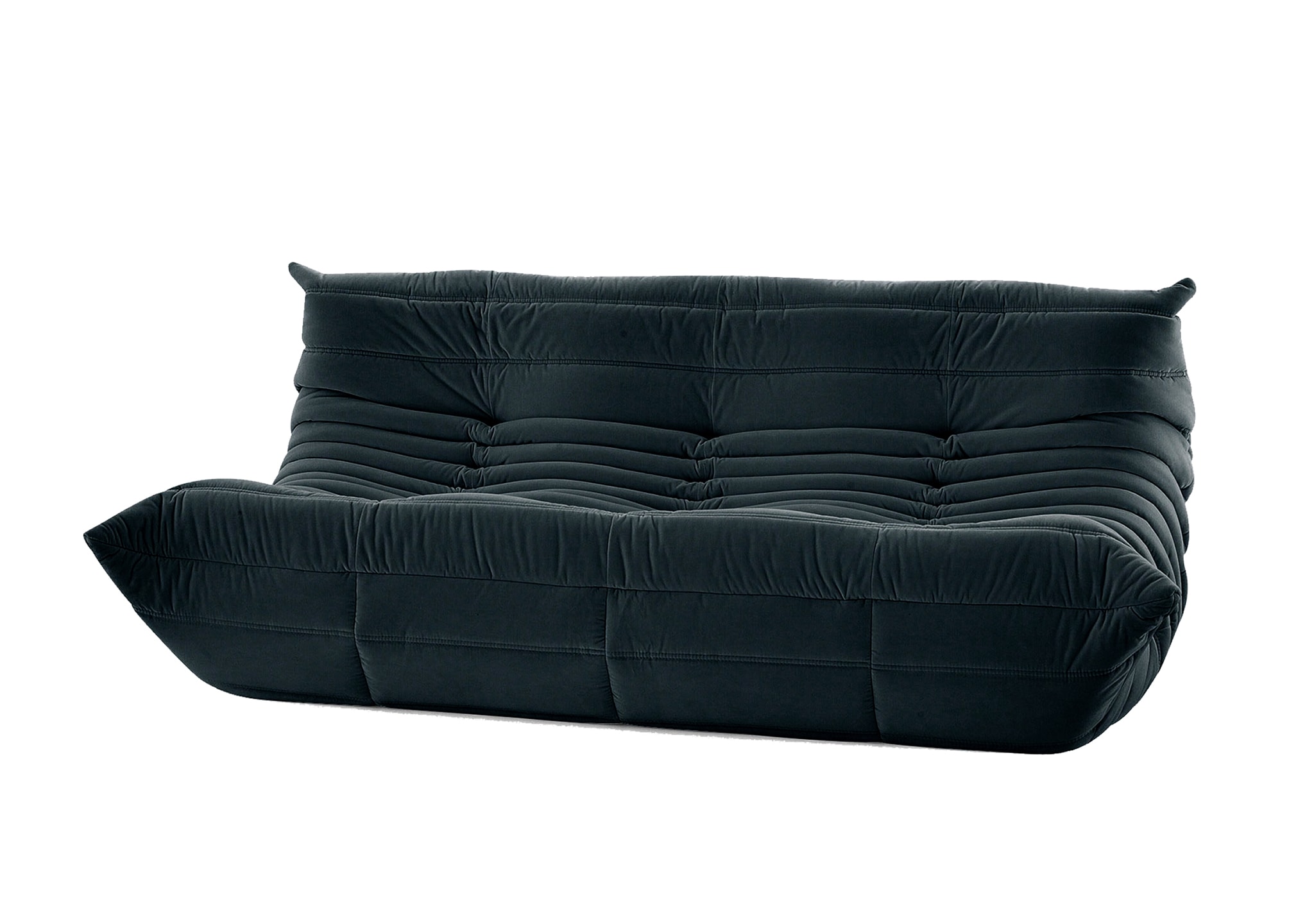 Ligne Roset Togo Large Settee: Harald Anthracite Ligne Roset Togo Large Settee: Harald Anthracite