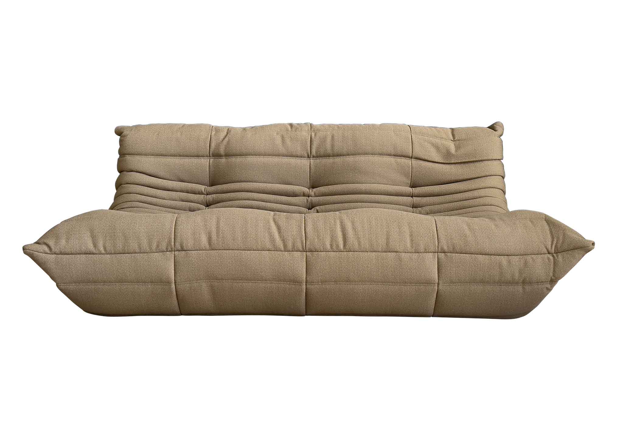 Togo Large Settee in Fabric Vidar Sable Ligne Roset Togo Large Settee in Fabric Vidar Sable Ligne Roset