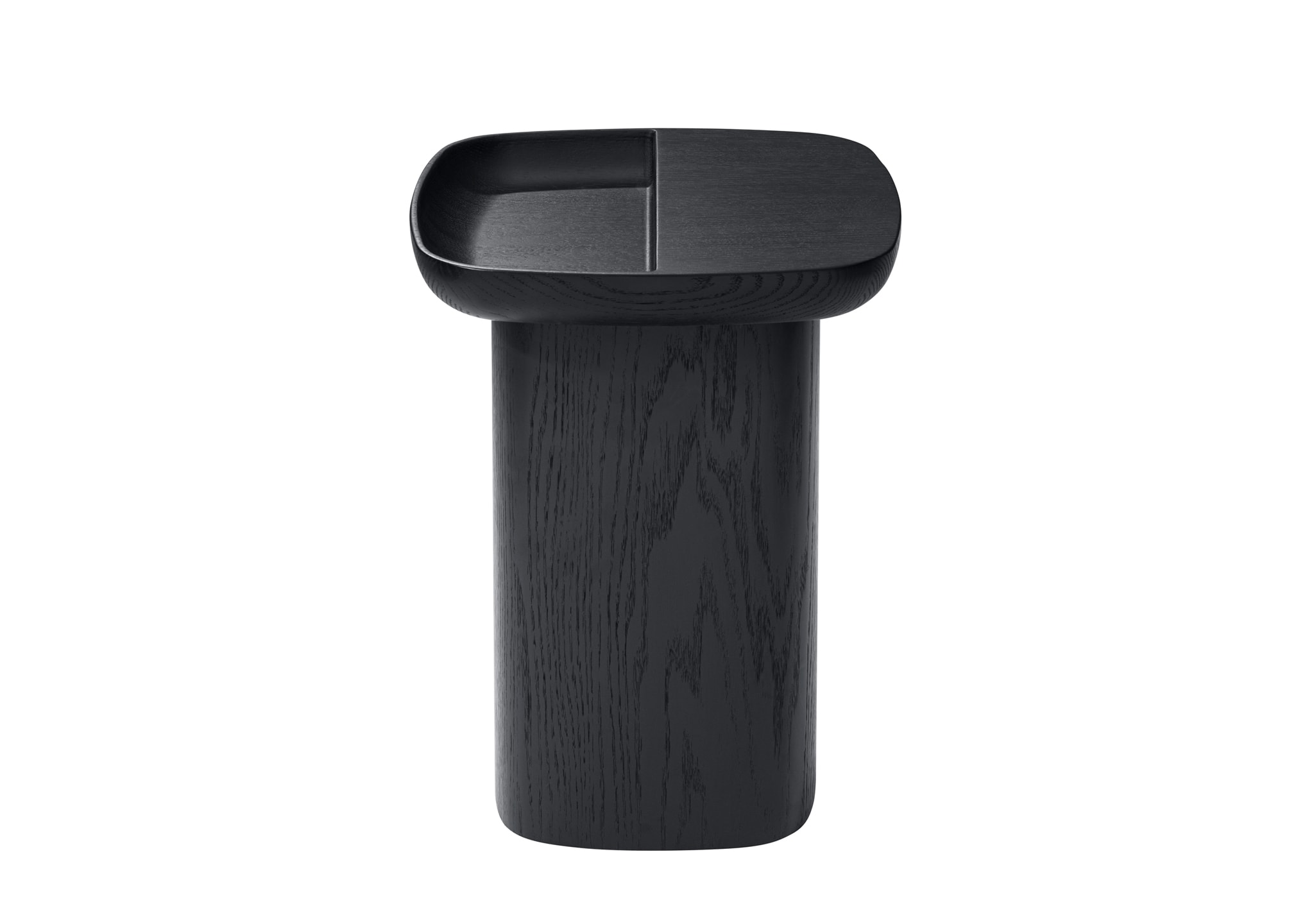 HC28 Cosmopolitan Stage Side Table: Black Oak