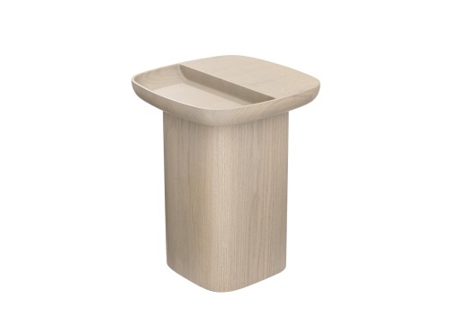 HC28 Cosmopolitan Stage Side Table: White Oak