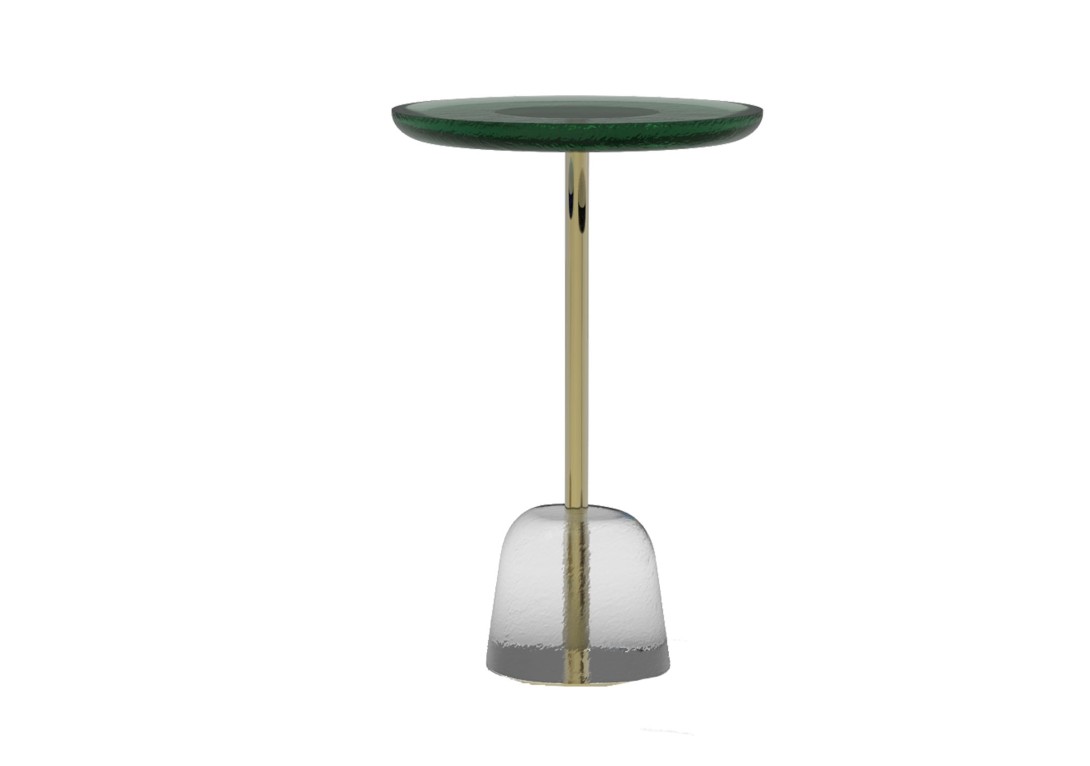 Pulpo Pina Tall Green Brass Clear