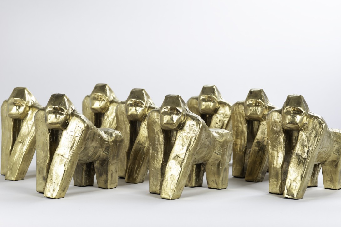 Pulpo Gorilla Statuettes