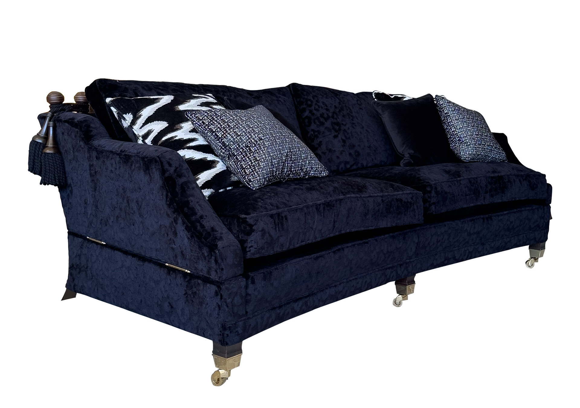 DURESTA: Hornblower 3 Seater Sofa in YAGUARA ONYX DURESTA: Hornblower 3 Seater Sofa in YAGUARA ONYX