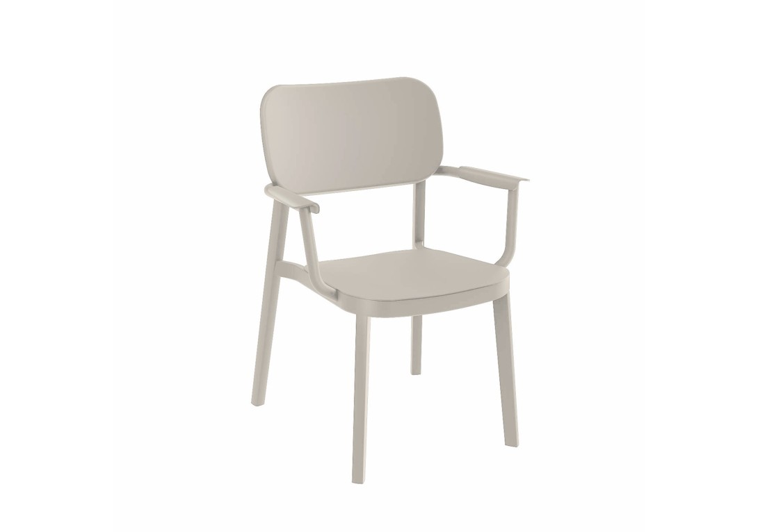 KUN Design: Oval Dining Armchair in Olive Grey
