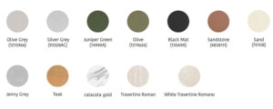KUN Design Lotus Dining Table & Planter Swatches