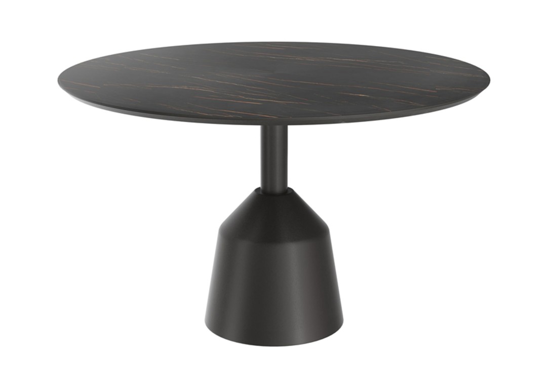 Kun Design Dining Table Black Sharo Blue