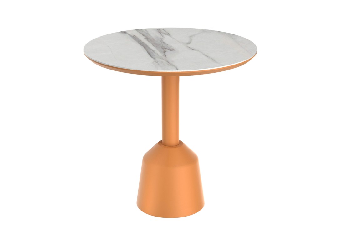 Kun Design Dining Table Orange Calcata Gold