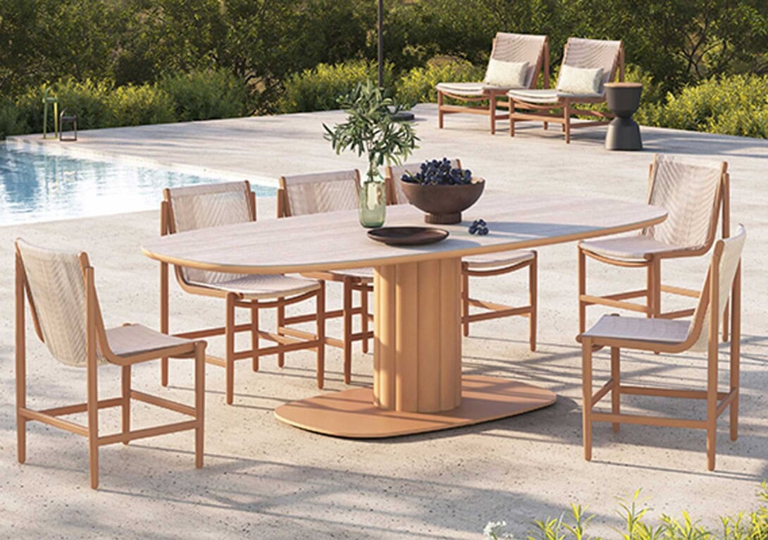 Kun Design: Lotus Dining Table C - Custom order only. Enquire for Price.