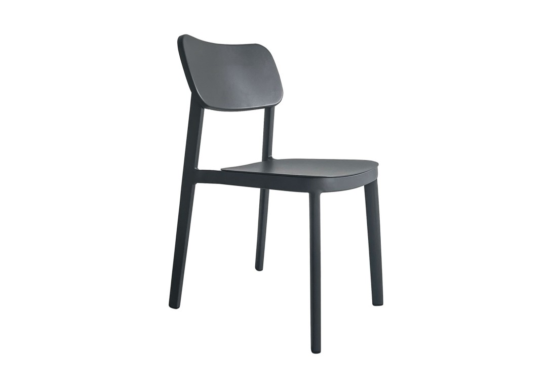 Oval Dining Chair Kun Design Anthracite