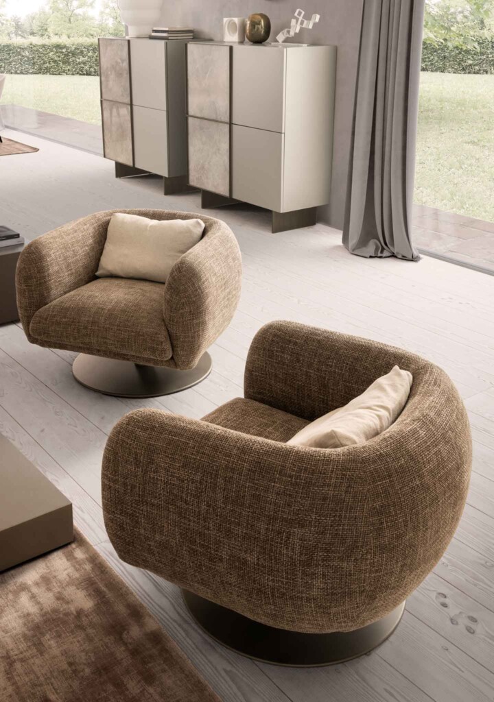 Bali Armchair Presotto Fabric Upholstery