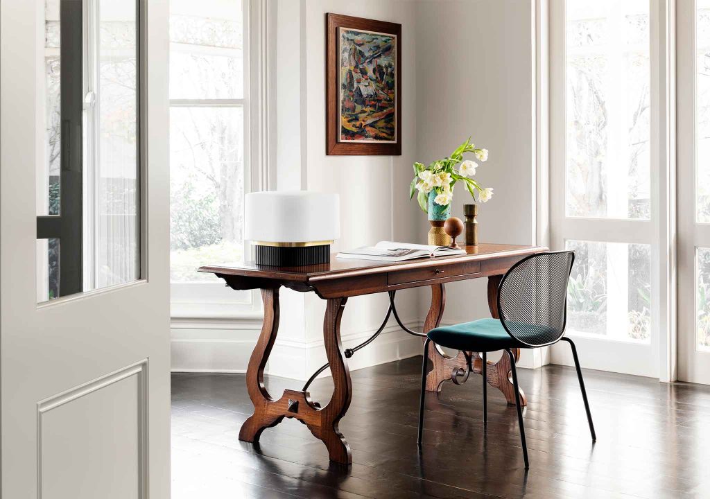 antique looking desk console table modern room contemporary and classic style