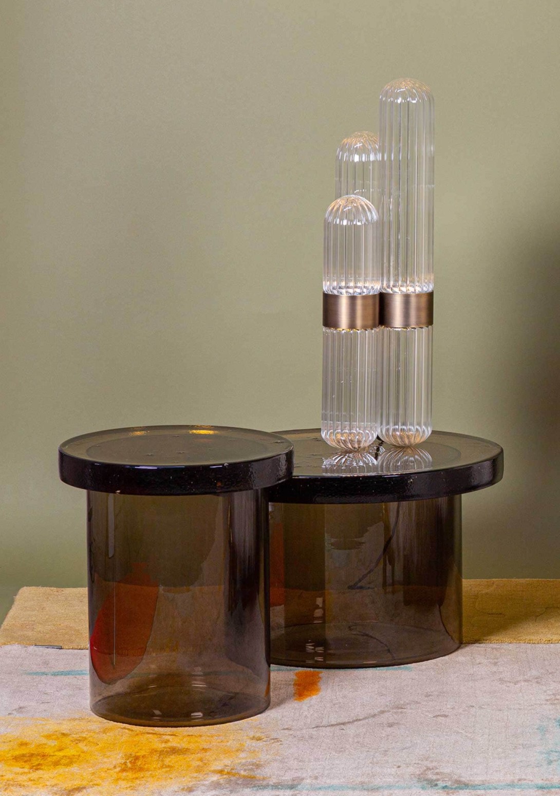 Cactus lamp Pulpo Small Transparent