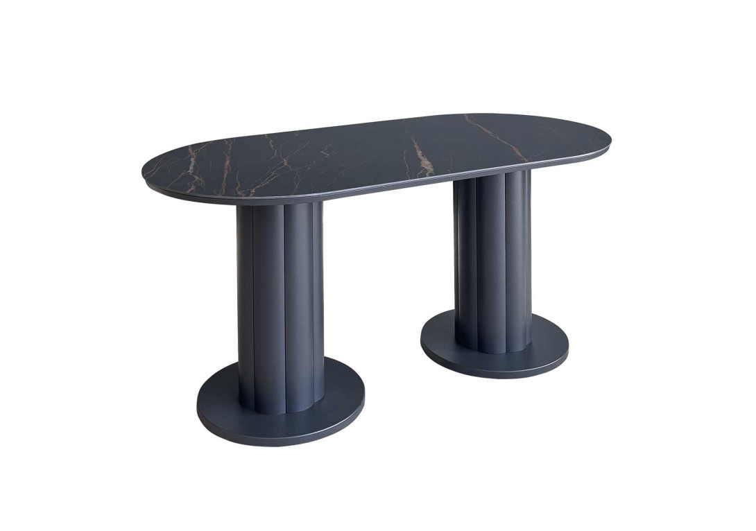Lotus Dining Table 160 x 80cm Charo Blue Kun Design
