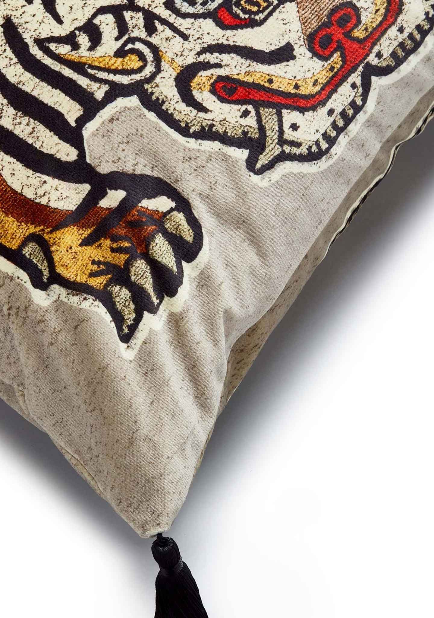 Tigris Dove Grey Cushion House of Hackney Tigris Dove Grey Cushion House of Hackney