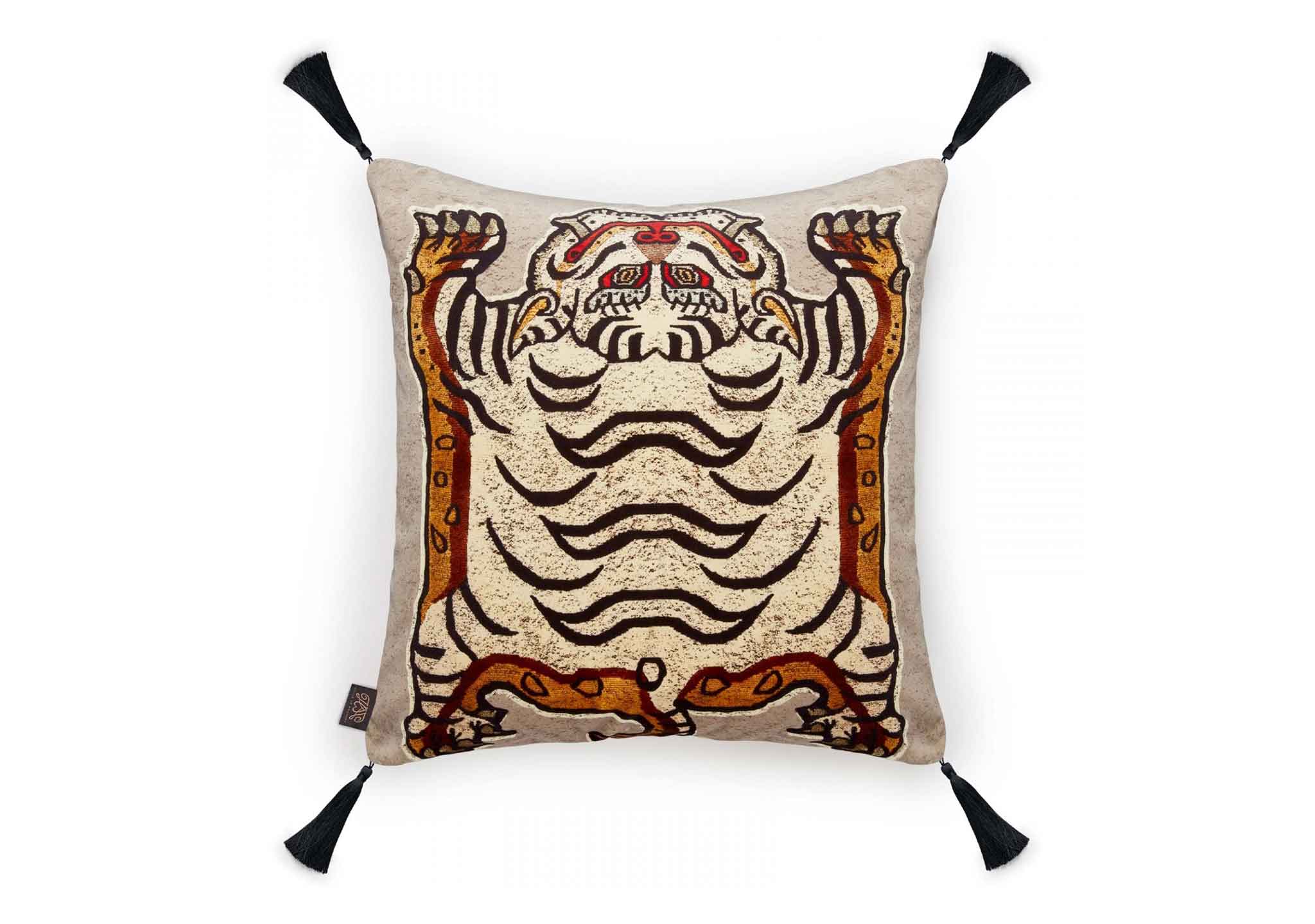House of Hackney: Tigris Dove Grey Cushion House of Hackney: Tigris Dove Grey Cushion