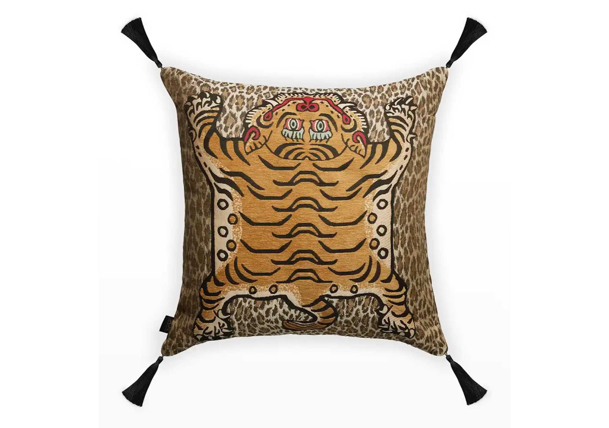 Wild Saber Large Tassel Butterscotch Jacquard Cushion House of Hackney Wild Saber Large Tassel Butterscotch Jacquard Cushion House of Hackney