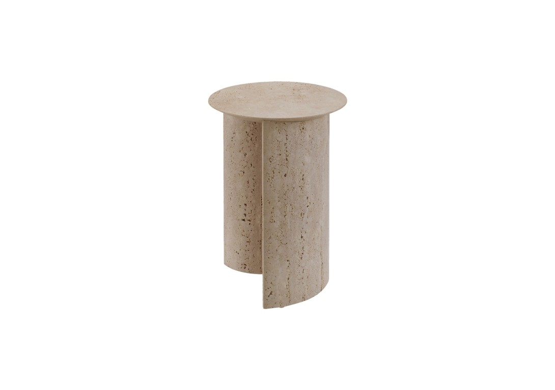 Apuso Occasional Table in Travertine Ligne Roset