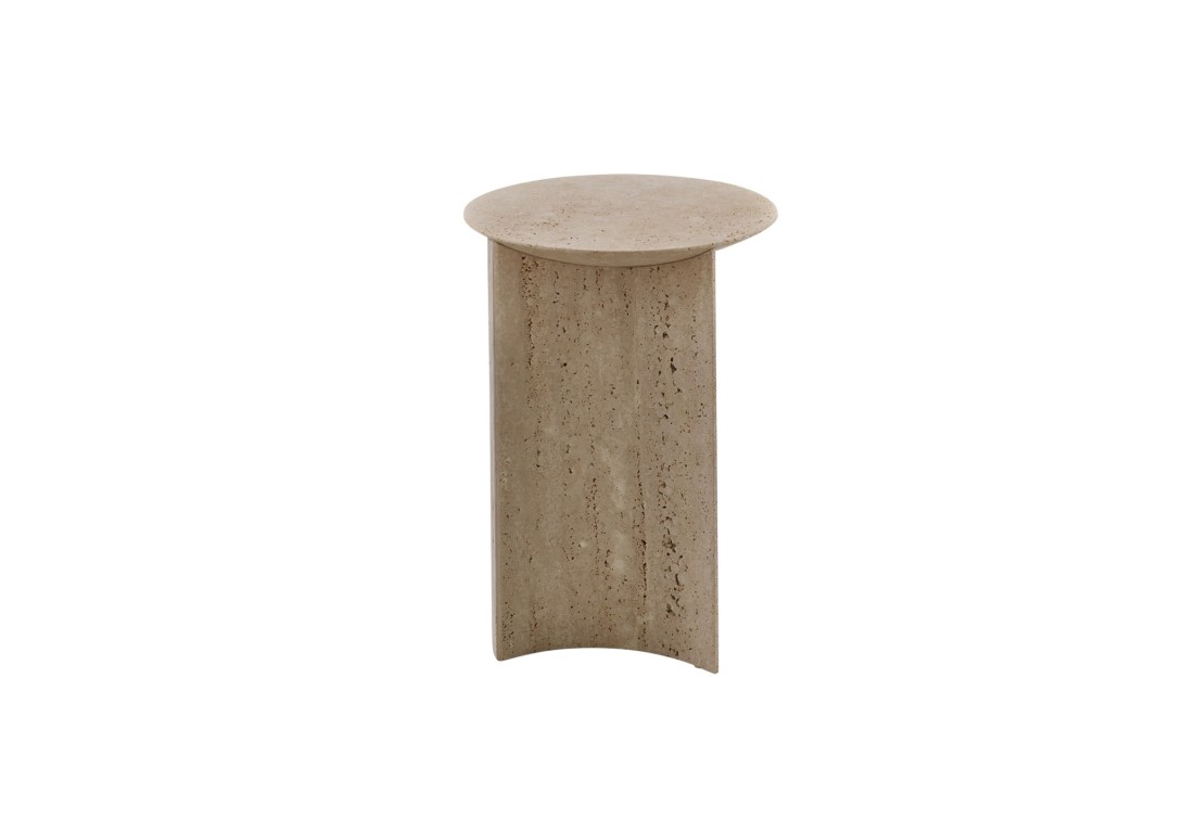 Apuso Occasional Table in Travertine Ligne Roset