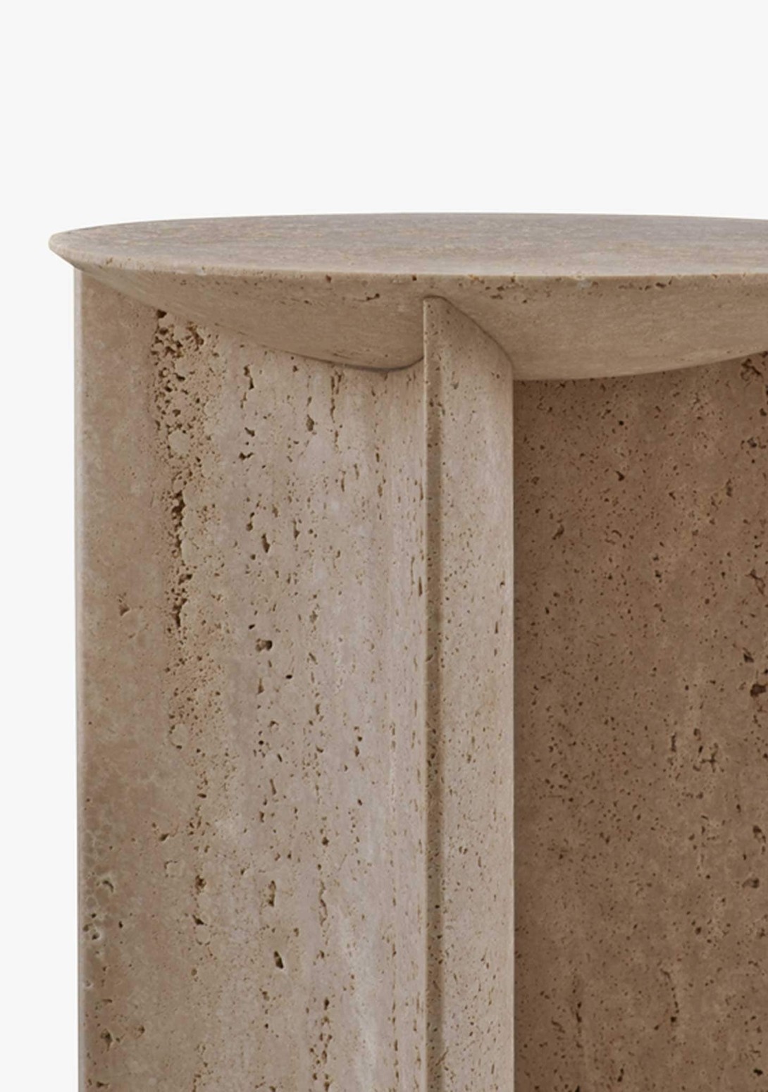 Apuso Occasional Table in Travertine Ligne Roset