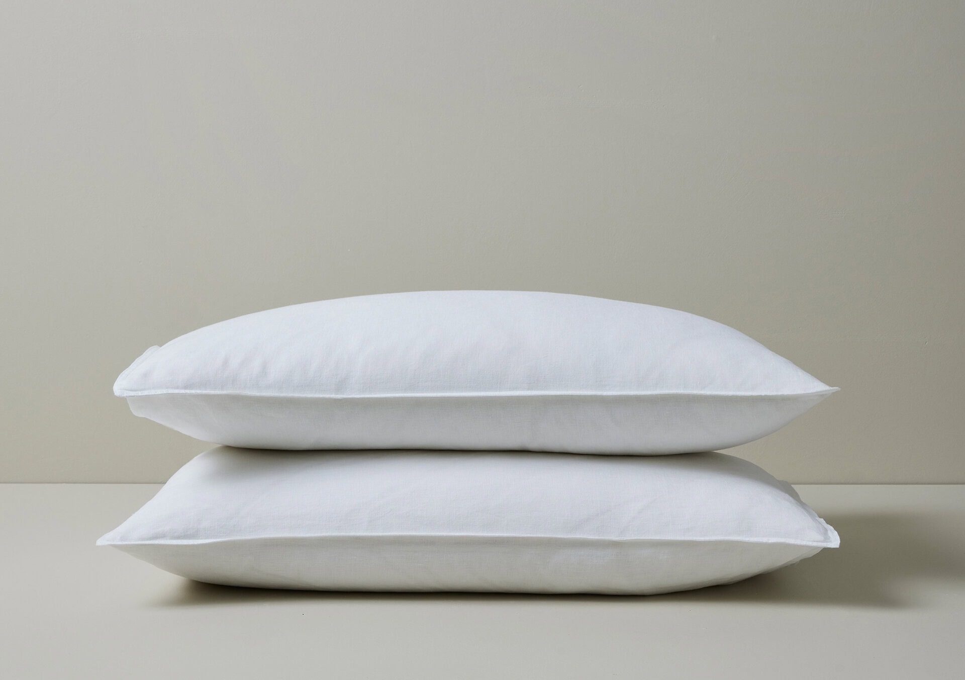 Weave Home: Ravello Linen Pillowcase Pair in White Weave Home: Ravello Linen Pillowcase Pair in White