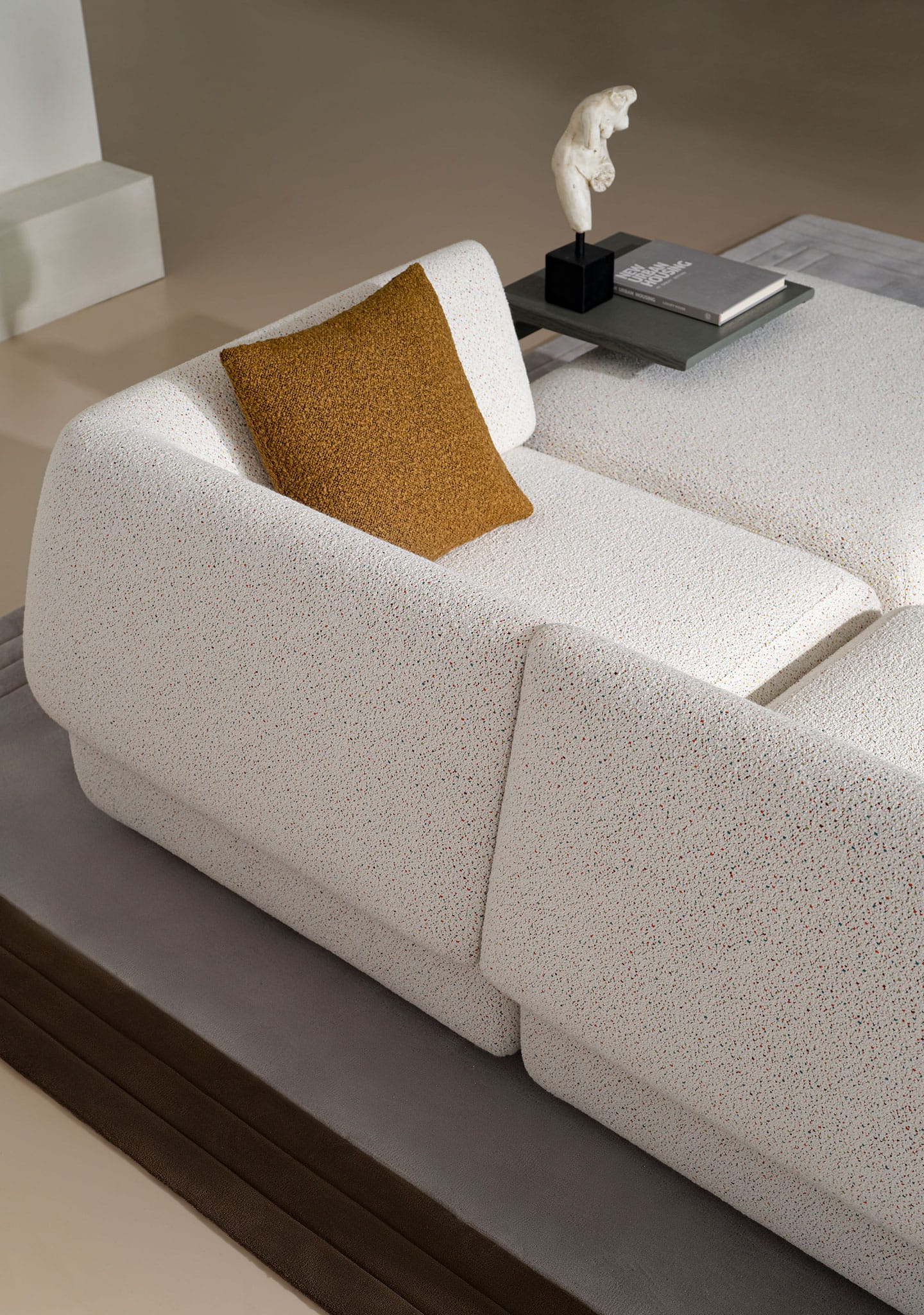 HC28 Origami Sectional Sofa Detail: Carnivale-01 HC28 Origami Sectional Sofa Detail: Carnivale-01
