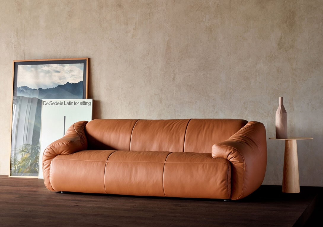 de Sede DS-705 London 3 Seater Sofa: Naturale Cuoio Leather