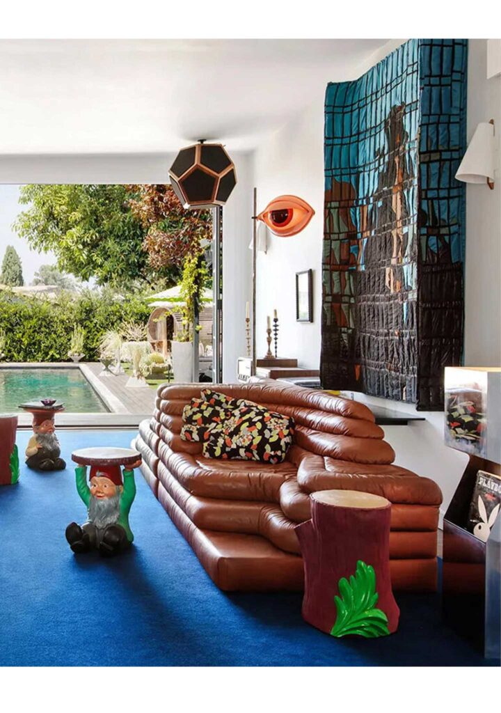 Architectural Digest CHARLAP Eclectic House DS-1025 Terrazza sofa DOMO