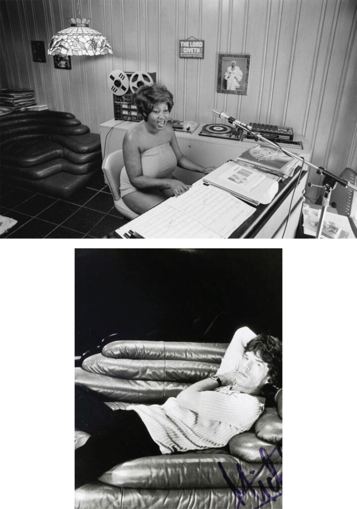 Aretha Franklin Mick Jagger icons Terrazza Sofa DS-1025 celebrity DOMO