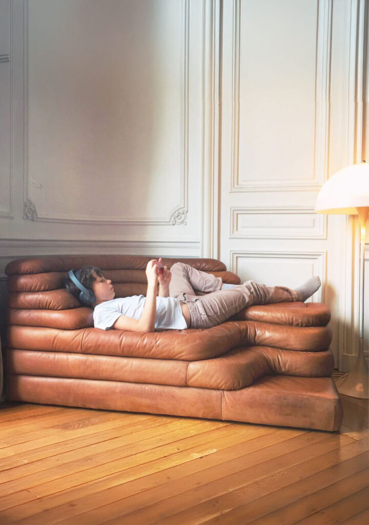 iconic Terrazza sofa child relaxing DS-1025 DOMO