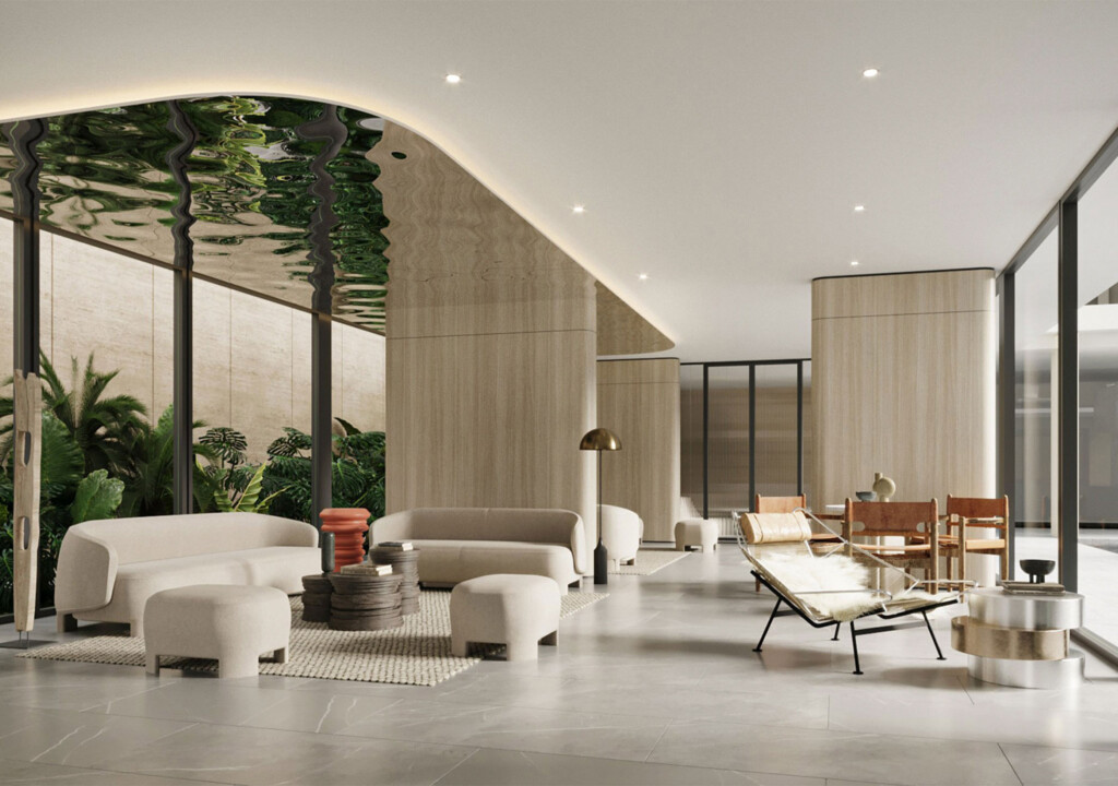Scope Promsri Residences Apartments Bangkok Thailand DOMO Ligne Roset Noka Settee Sebastian Herkner