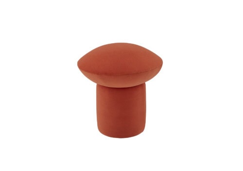 Ligne Roset Soufflé Footstool: Gentle Rouille