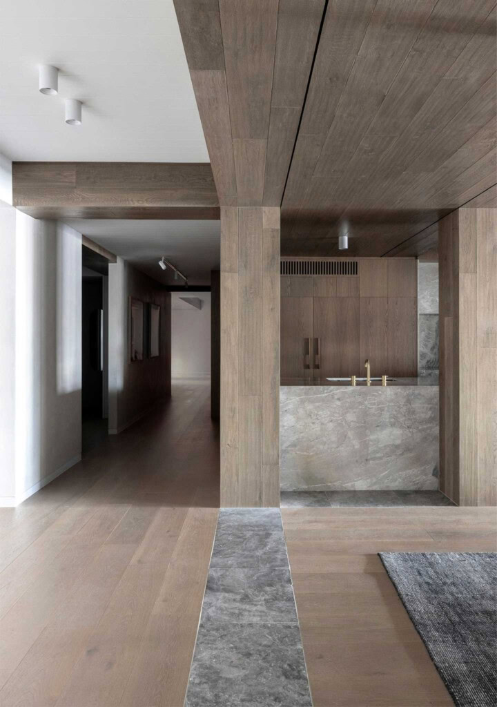 Aprés Ski Aparment Mt Buller. Credit: Fry Studio, Alpine Visuals DOMO Kitchen