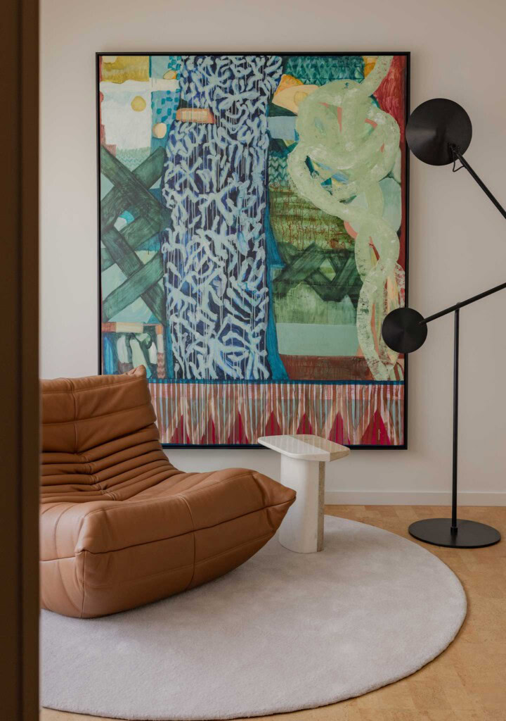 DOMO Furnished Crown House Richmond Sonelo Dylan James Togo Fireside Chair Biscotto Cinetique