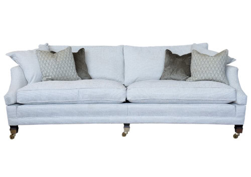 DURESTA: Hornblower 3 Seat Sofa in Langham Ivory with Scatter Cushions DURESTA: Hornblower 3 Seat Sofa in Langham Ivory with Scatter Cushions