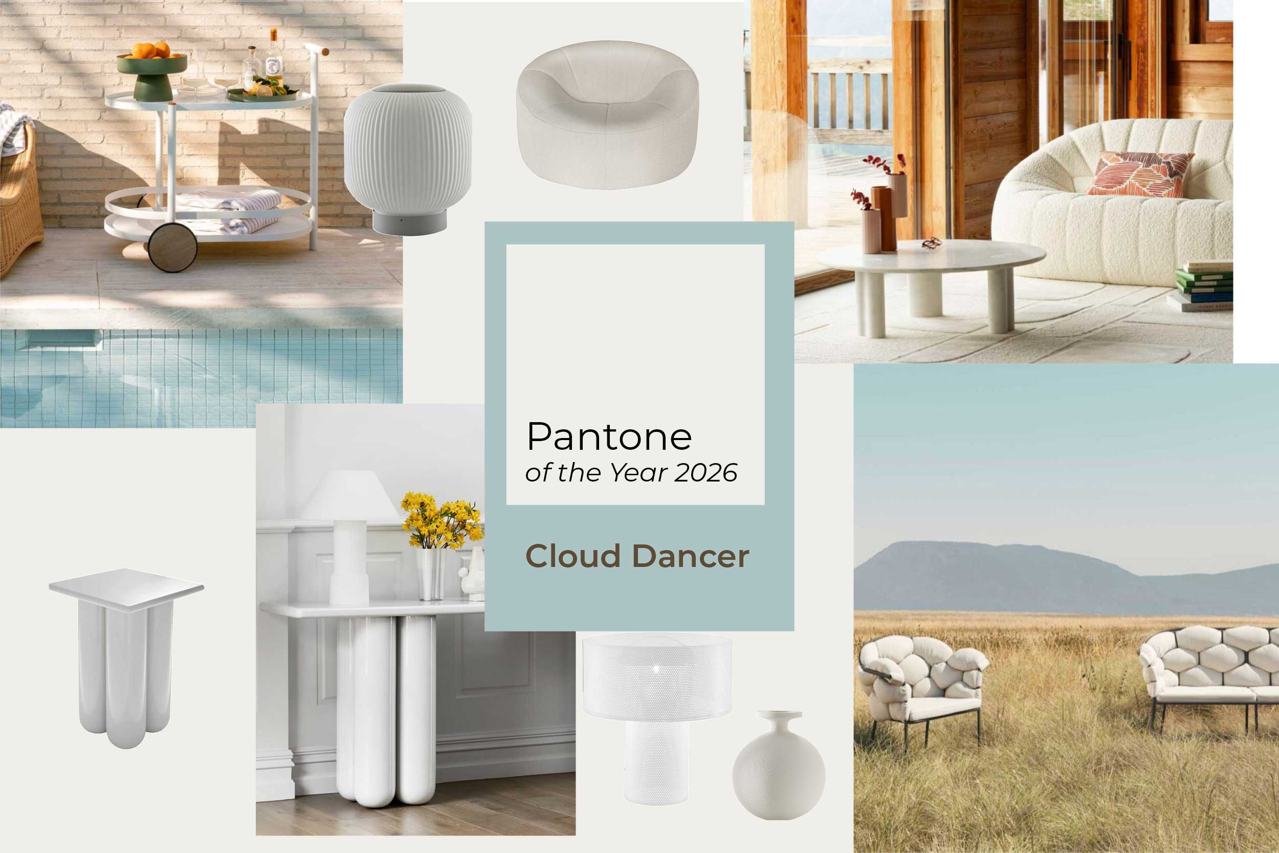 Pantone Colour of the Year 2026 Cloud Dancer DOMO